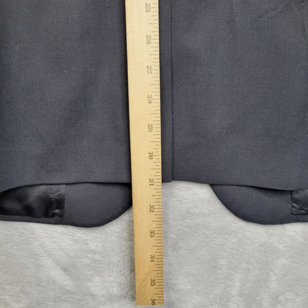 Brooks Brothers Blazer Mens 44 Regular Navy Blue Wool Brooksease Classic Fit USA